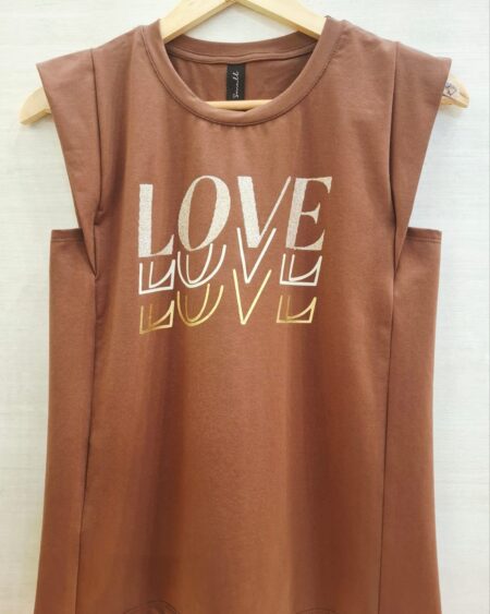 Musculosa japonesa lycra Love