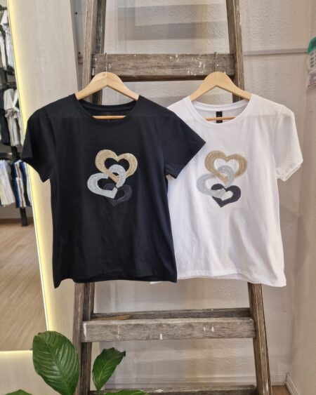 Remera O lentejuela Corazón