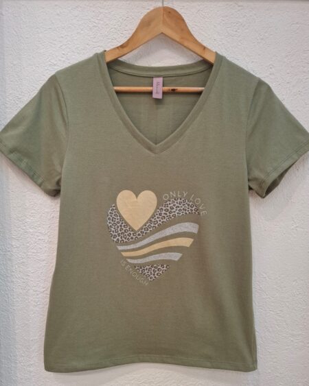Remera V only love