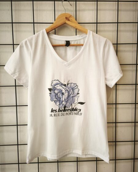 Remera clásica v Rosa les heuresbleu