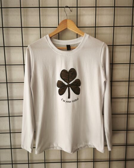 Remera clásica m/ larga Trébol