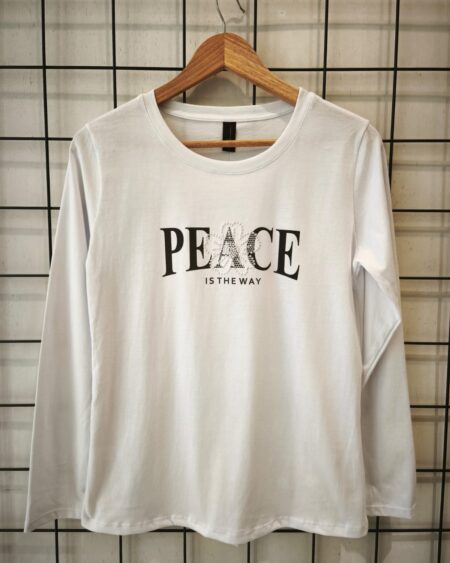 Remera clasica Manga larga Peace