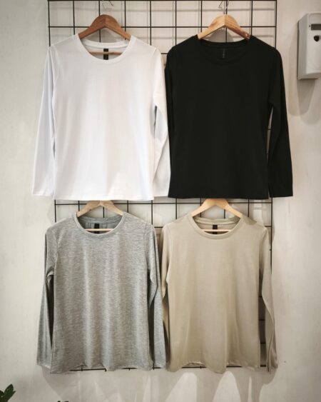 Remeras m/ larga jersey BÁSICAS
