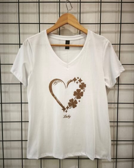 Remera Corazón Lucky