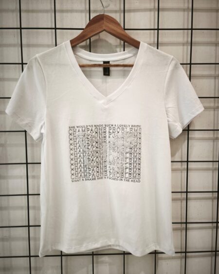 Remera clásica v Mariposa champagne