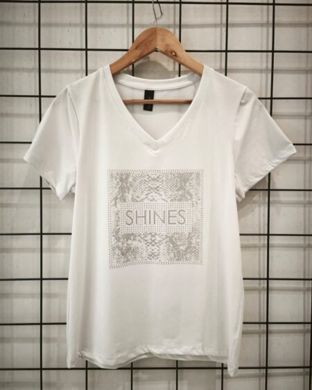 Remera clásica V (lycra) Shines
